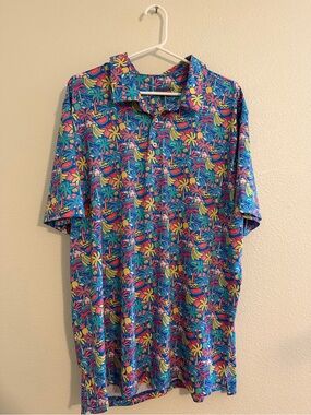 Chubbies The Tropical Bunch Performance Polo Shirt